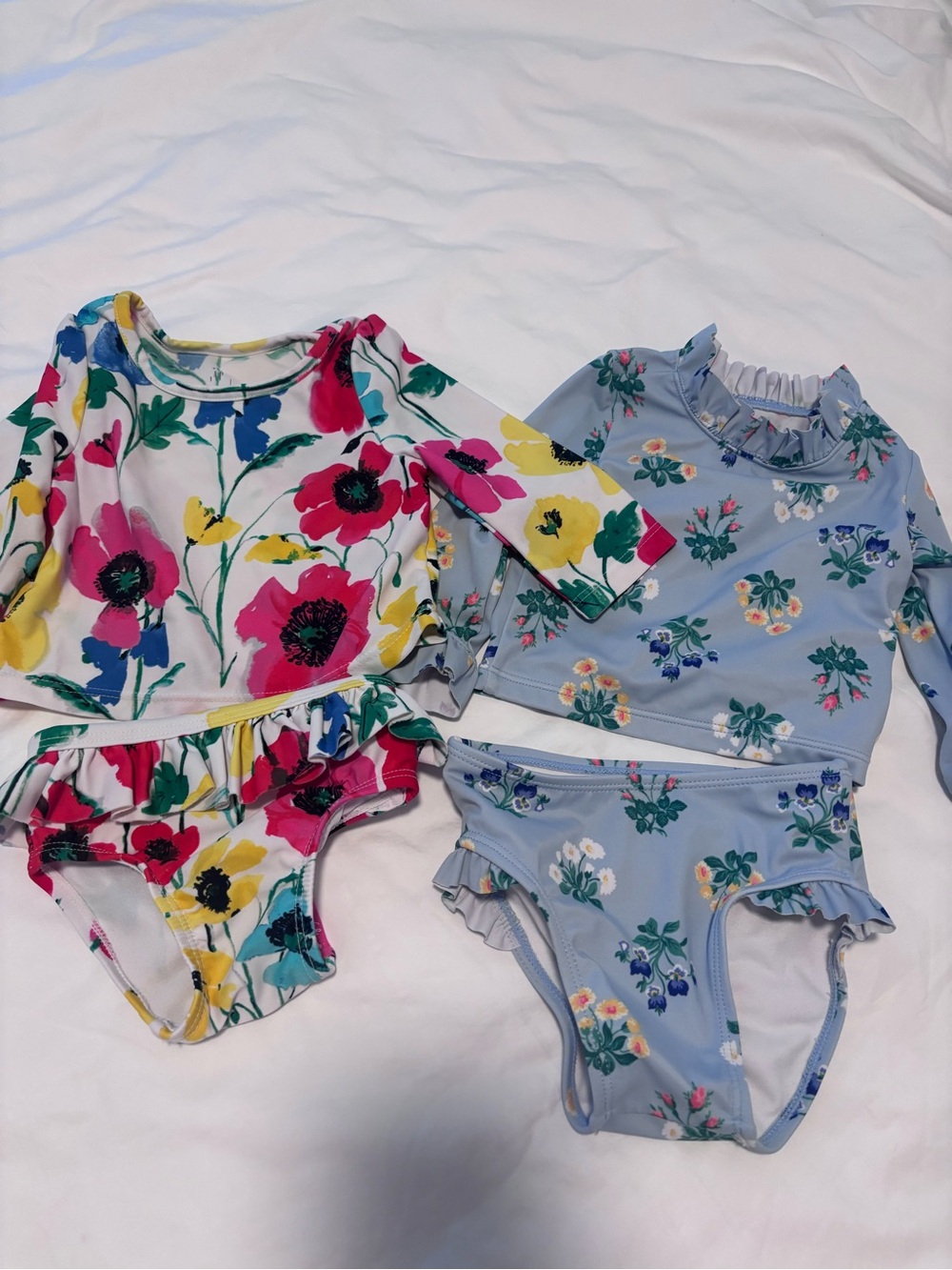 GAP + Janie and Jack Floral Swimsuits for baby girls